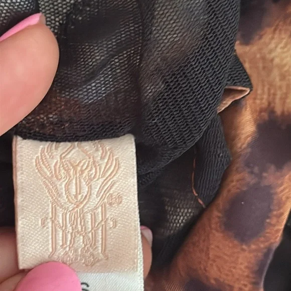 Free People HAH Dancing Queen Printed Slip Dress Size S - Picture 11 of 13